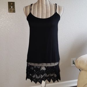 Grace & Lace Black Cami/Lace Extender Medium
